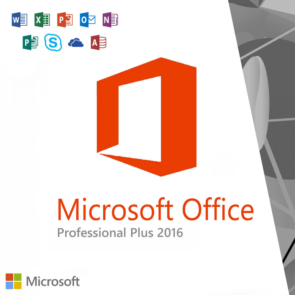 Microsoft office 2016 professionnel plus